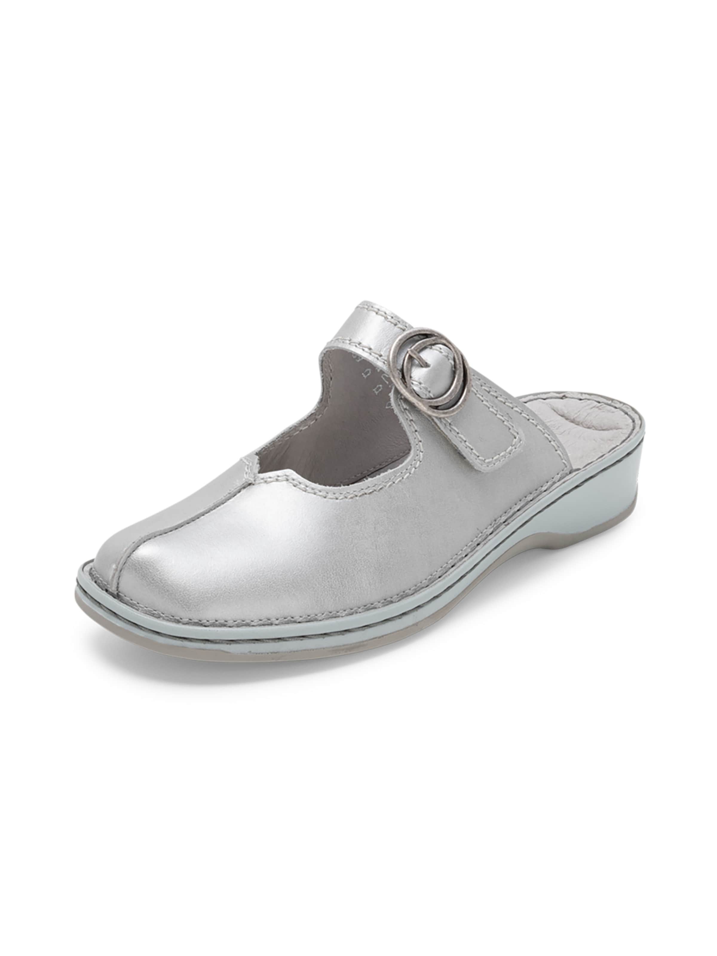 VITAFORM Pantolette in Silber: Vorderseite