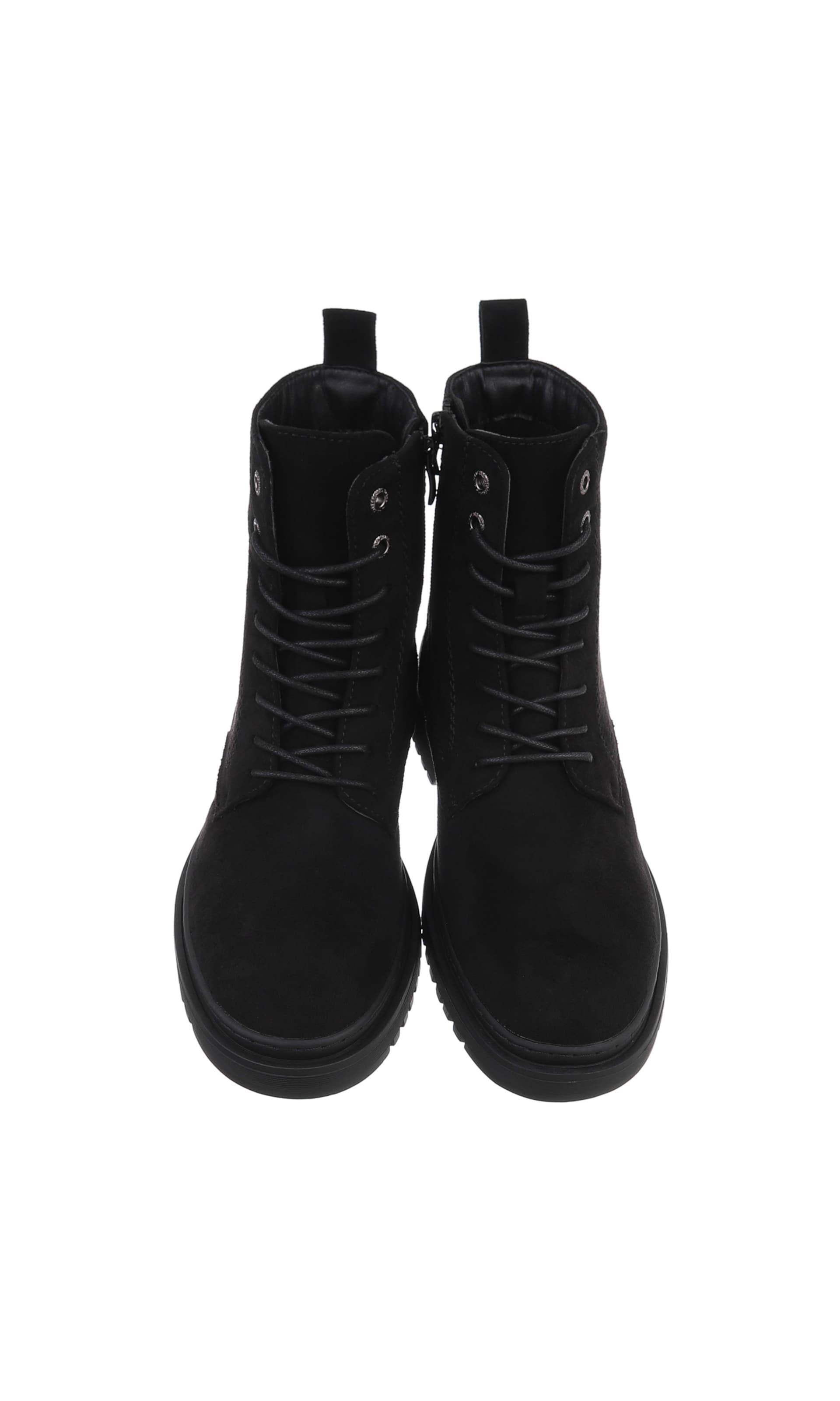 CoolWalk Lace-Up Boots in Black