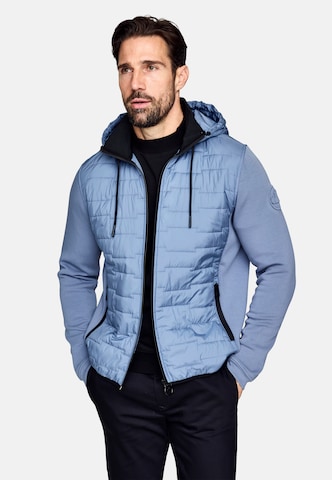 NEW CANADIAN Steppblouson 'Hybrid' in Blau: Vorderseite