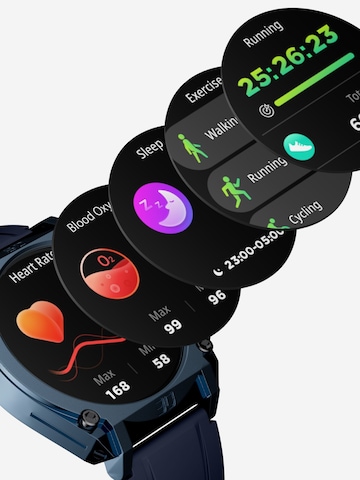 POLICE Digitaal horloge 'My.Avatar' in Blauw