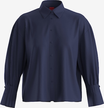HUGO Bluse 'Eggy' in Blau: Vorderseite