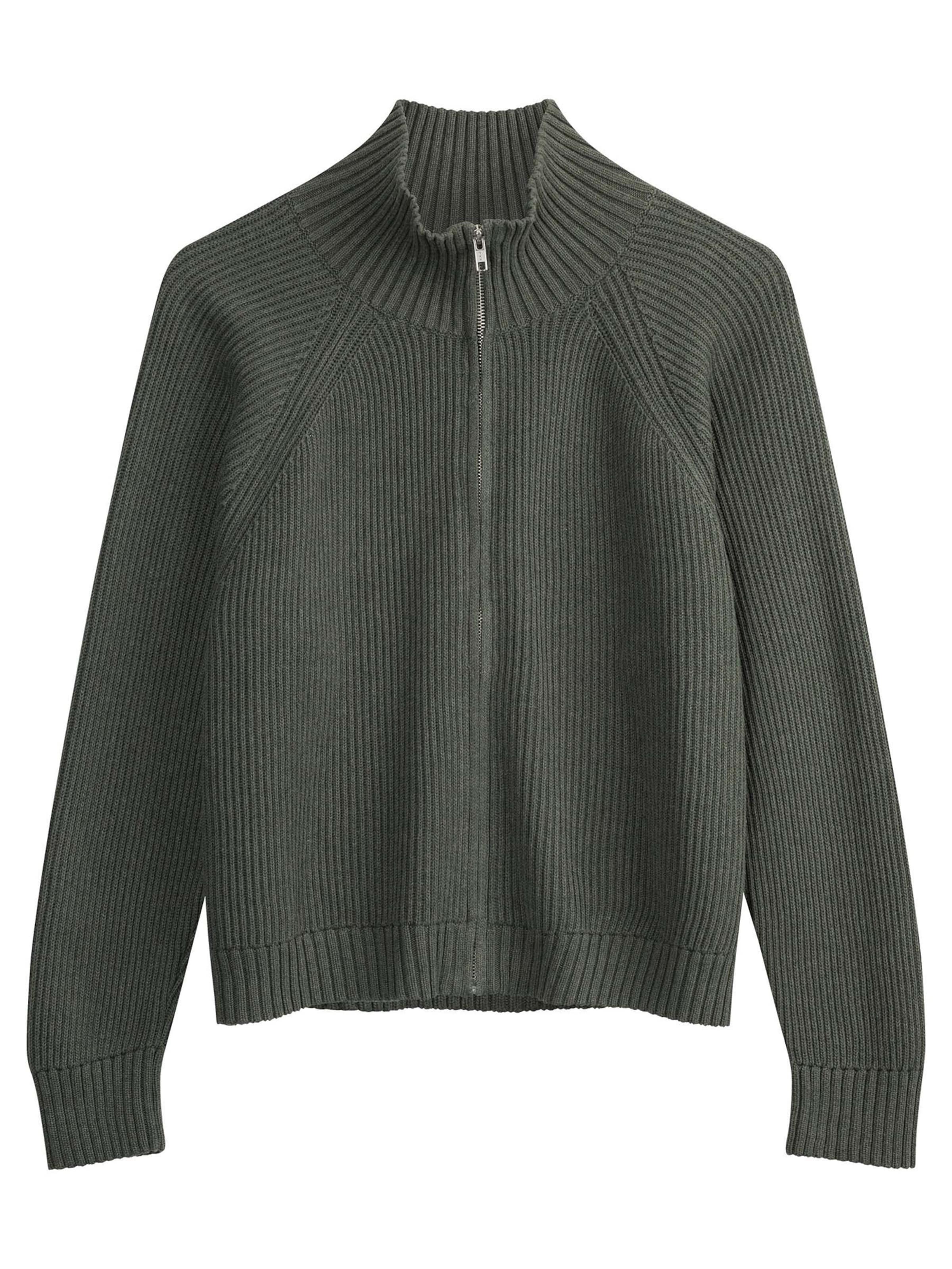 MELA Strickjacke 'Kamuka' in Grün: Vorderseite