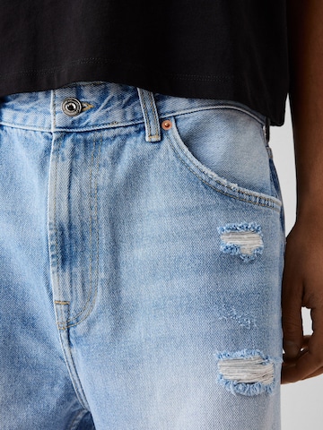 Loosefit Jean Bershka en bleu