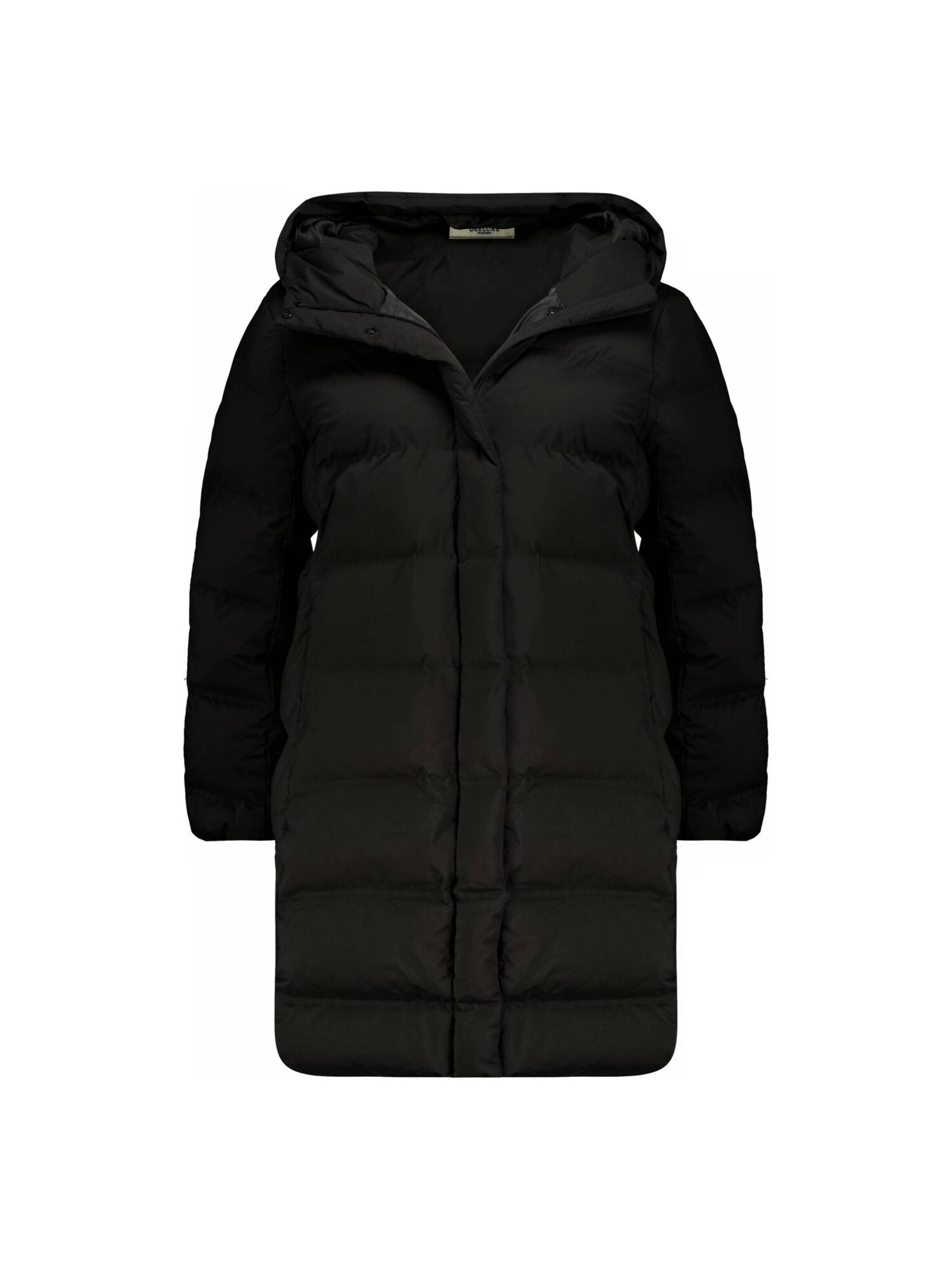Manteau d’hiver 'Samiah' Deeluxe en noir : devant