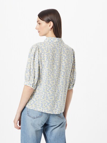Lollys Laundry Bluse 'Zoe' in Beige