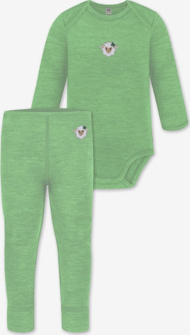 Barboteuse / body normani en vert : devant