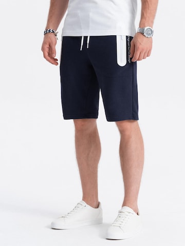 Ombre Regular Sportbroek in Blauw