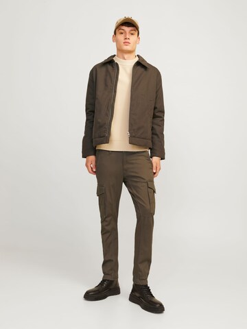 JACK & JONES Baggy Trousers 'Paul' in Green