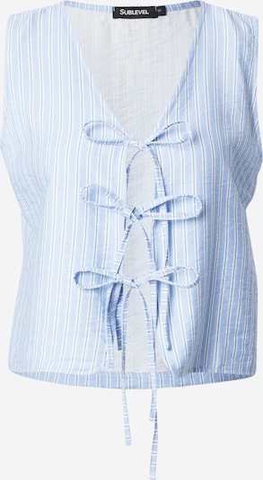 Sublevel Bluza u svijetloplava / bijela, Pregled proizvoda