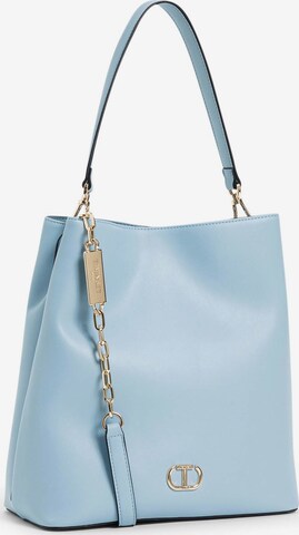 Twin Set Shoulder Bag in Blue: front