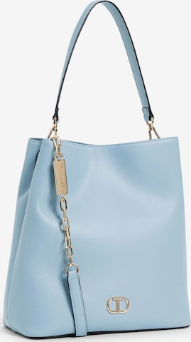 Twin Set Shoulder Bag in Blue: front