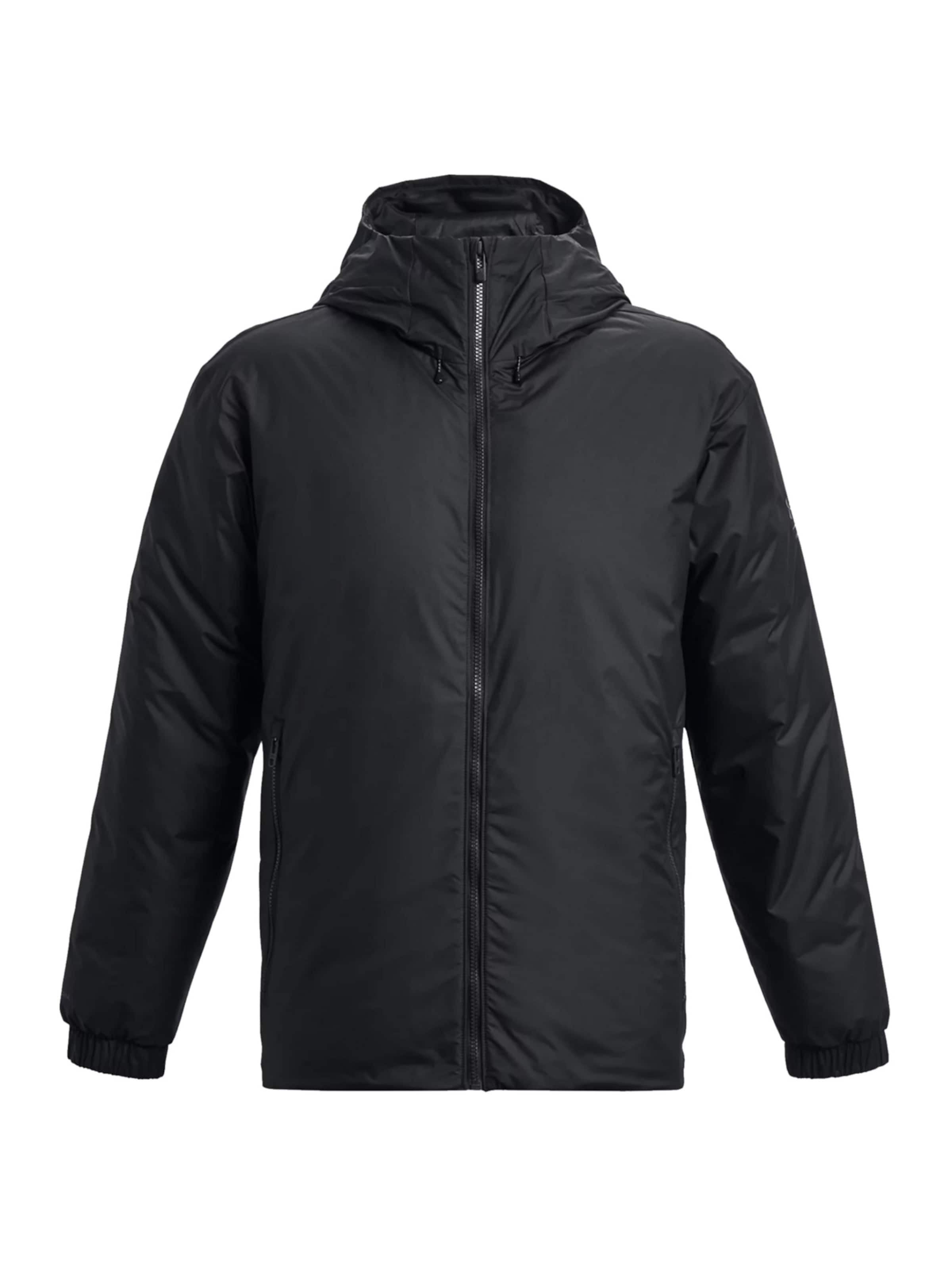 UNDER ARMOUR Sportjacke in Schwarz: Vorderseite