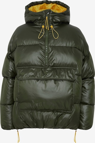 The Jogg Concept Between-Season Jacket in Green: front