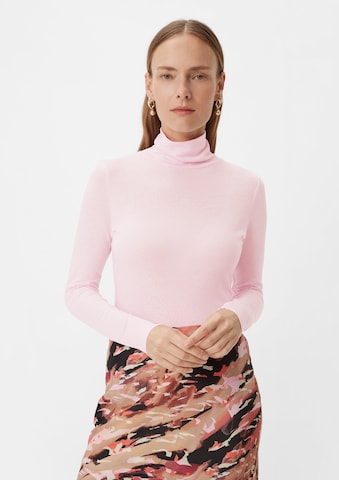 COMMA Shirt in Roze: voorkant