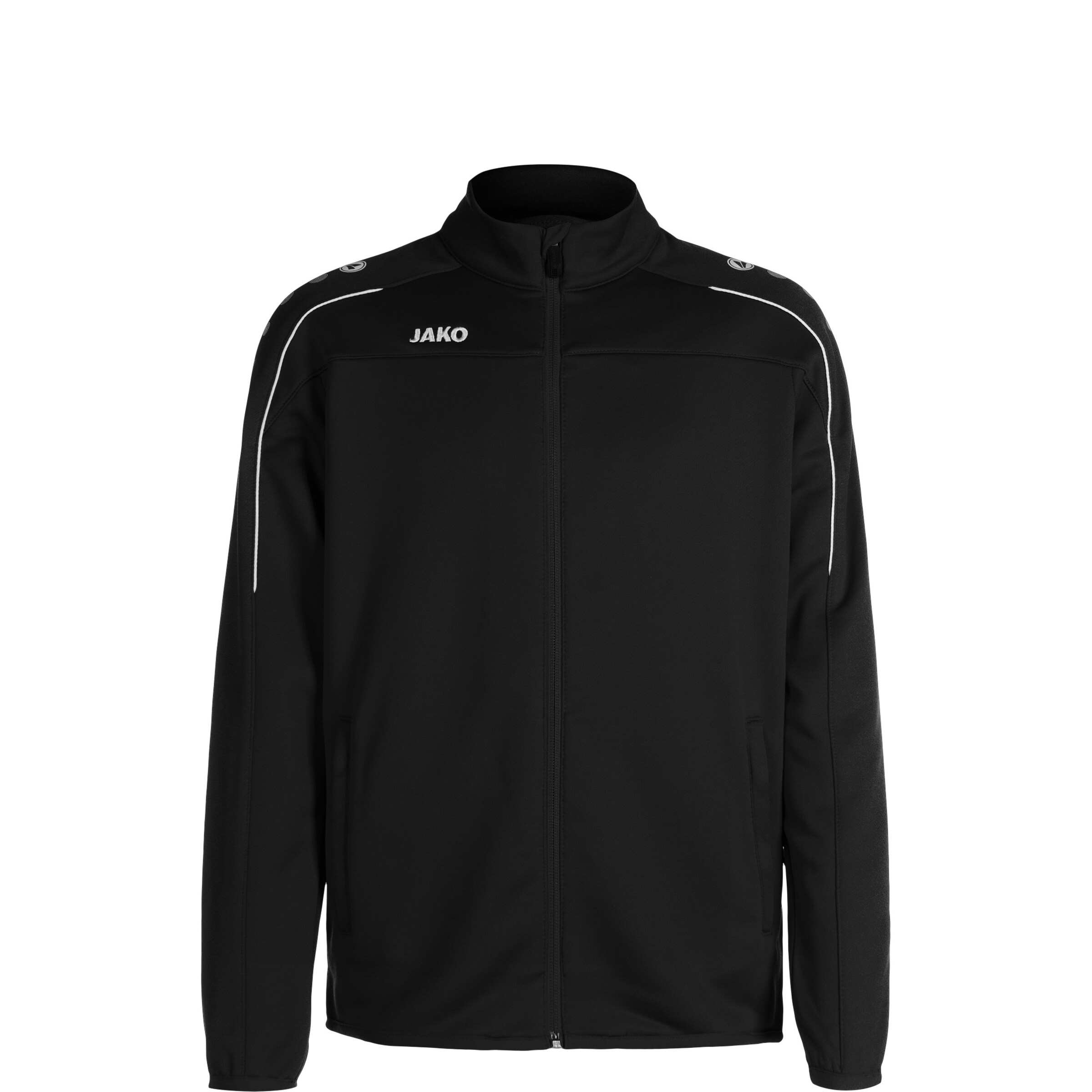 JAKO Sportjacke 'Classico' in Schwarz: Vorderseite