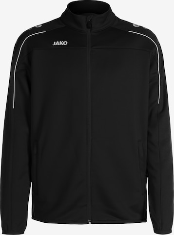 JAKO Sports jacket 'Classico' in Black: front