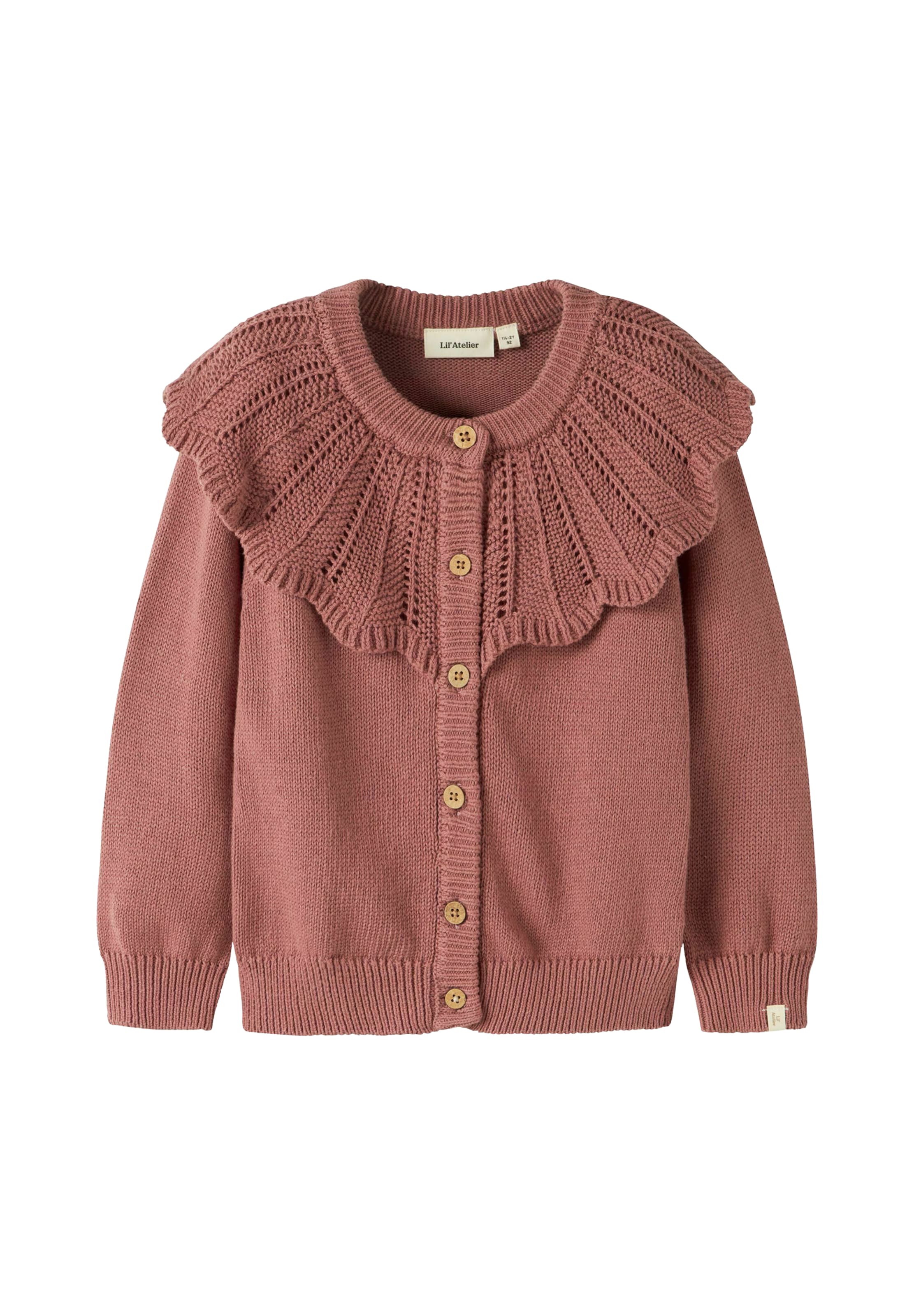 Lil'Atelier - Cárdigan 'NMFNODA' en rosa: frente