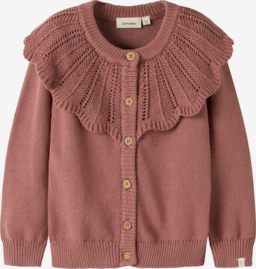 Lil'Atelier Neuletakki 'NMFNODA' värissä vaaleanpunainen: etupuoli