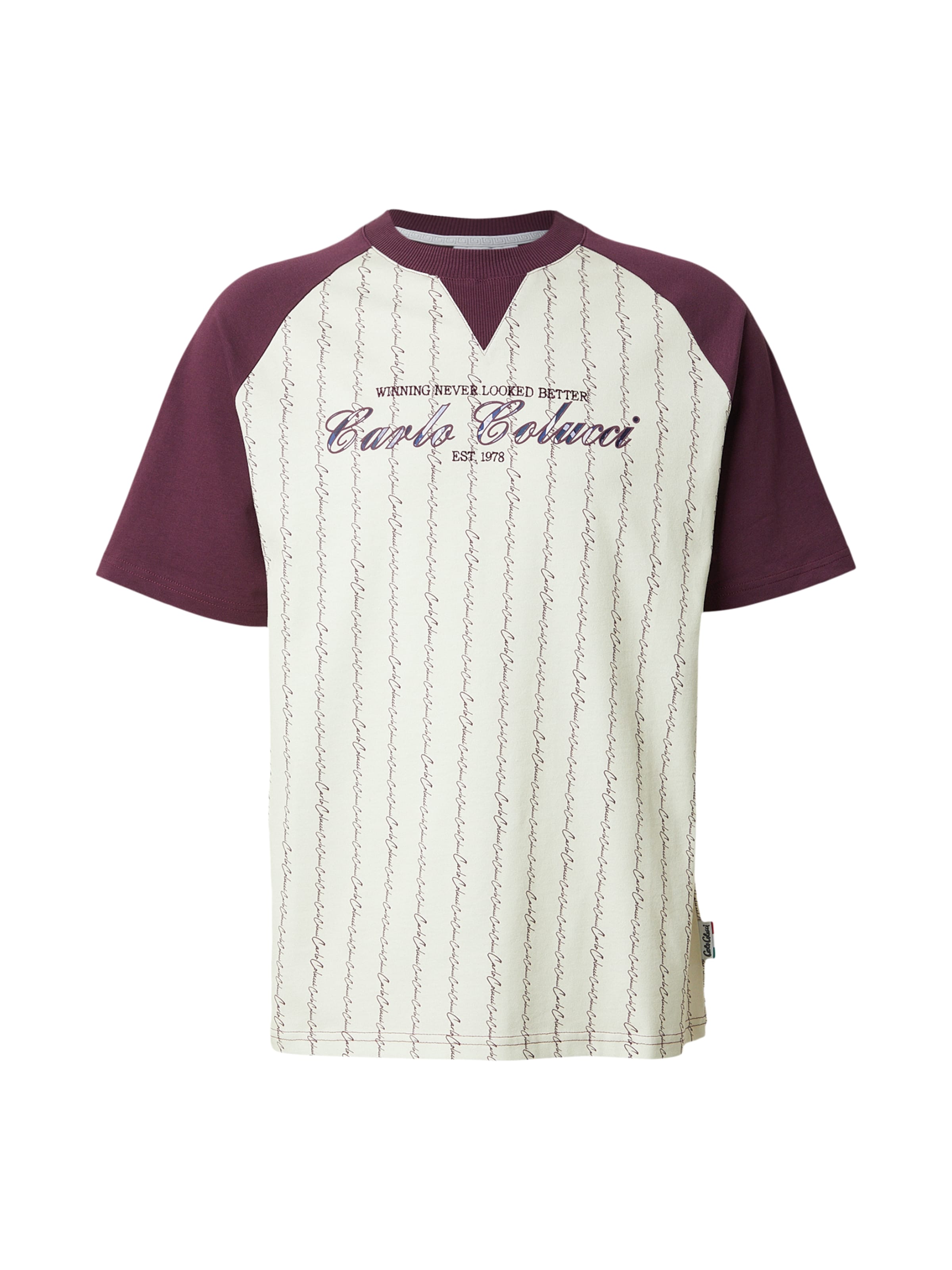 Carlo Colucci Shirt 'Fara' in Beige: front