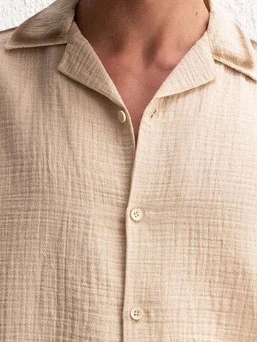 Giesto Regular fit Overhemd in Beige