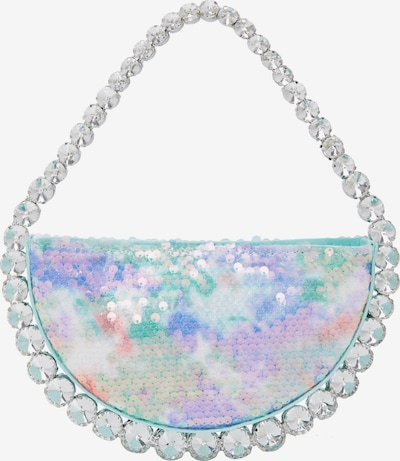 Rankinė ant peties iš myMo at night, spalva – mėlyna / turkio spalva / oranžinė, Prekių apžvalga