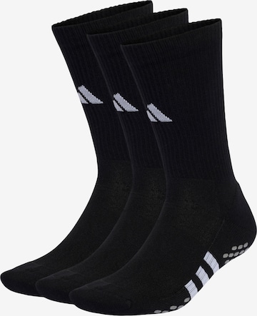 ADIDAS PERFORMANCE Athletic Socks 'Cushioned Crew' in Black: front