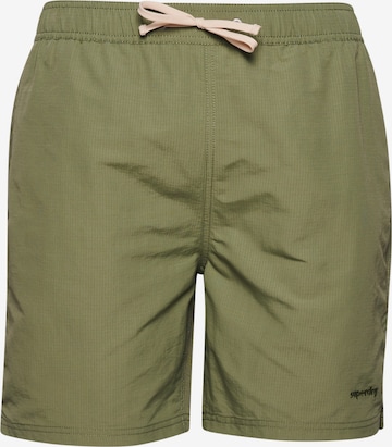 Superdry Board Shorts in Green: front