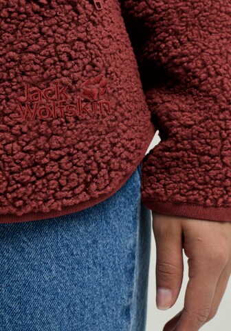 JACK WOLFSKIN Fleecejacke in Rot