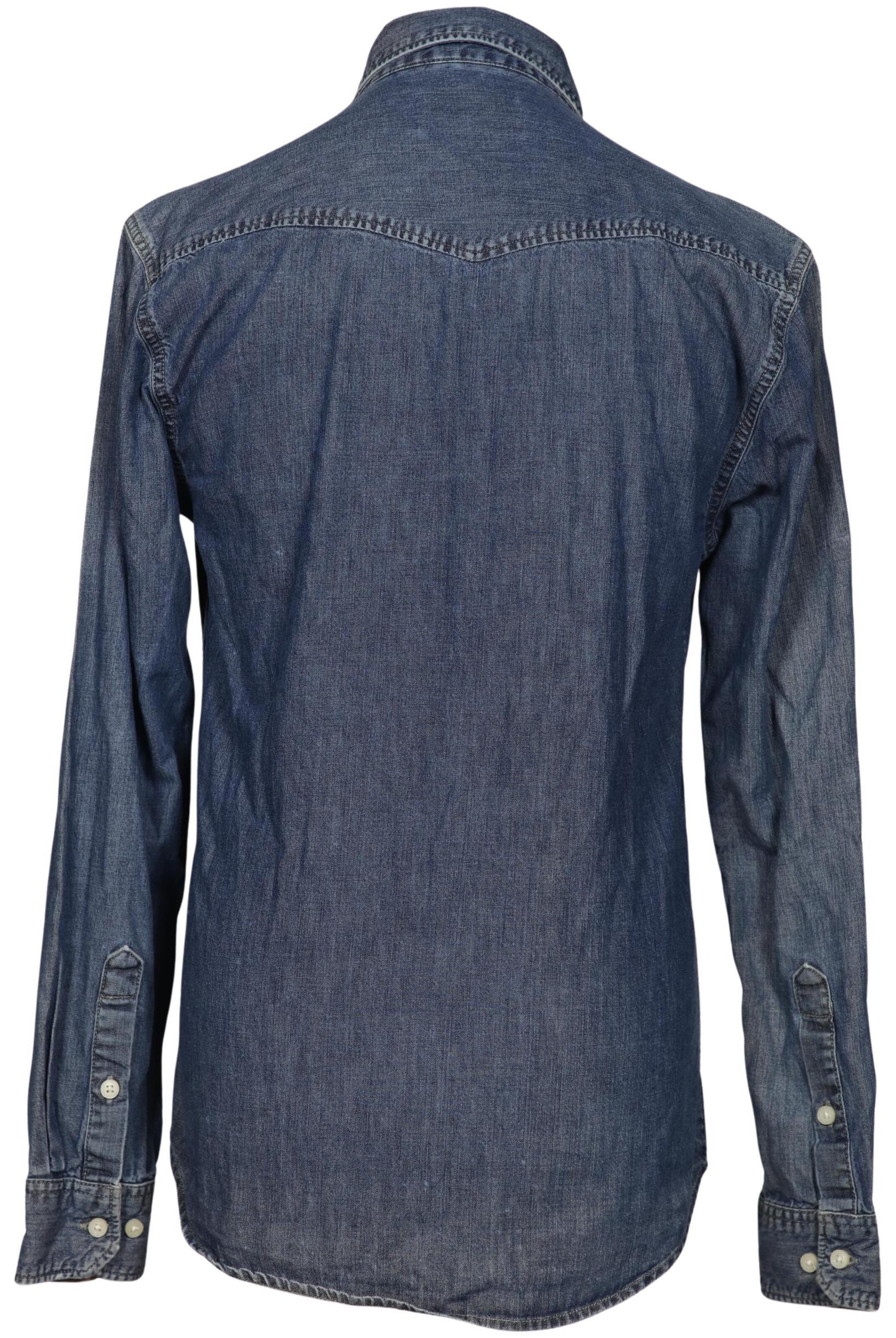 JACK & JONES Button Up Shirt in M in Blue