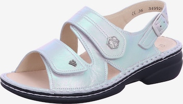Finn Comfort Sandals 'Milos' in Silver: front