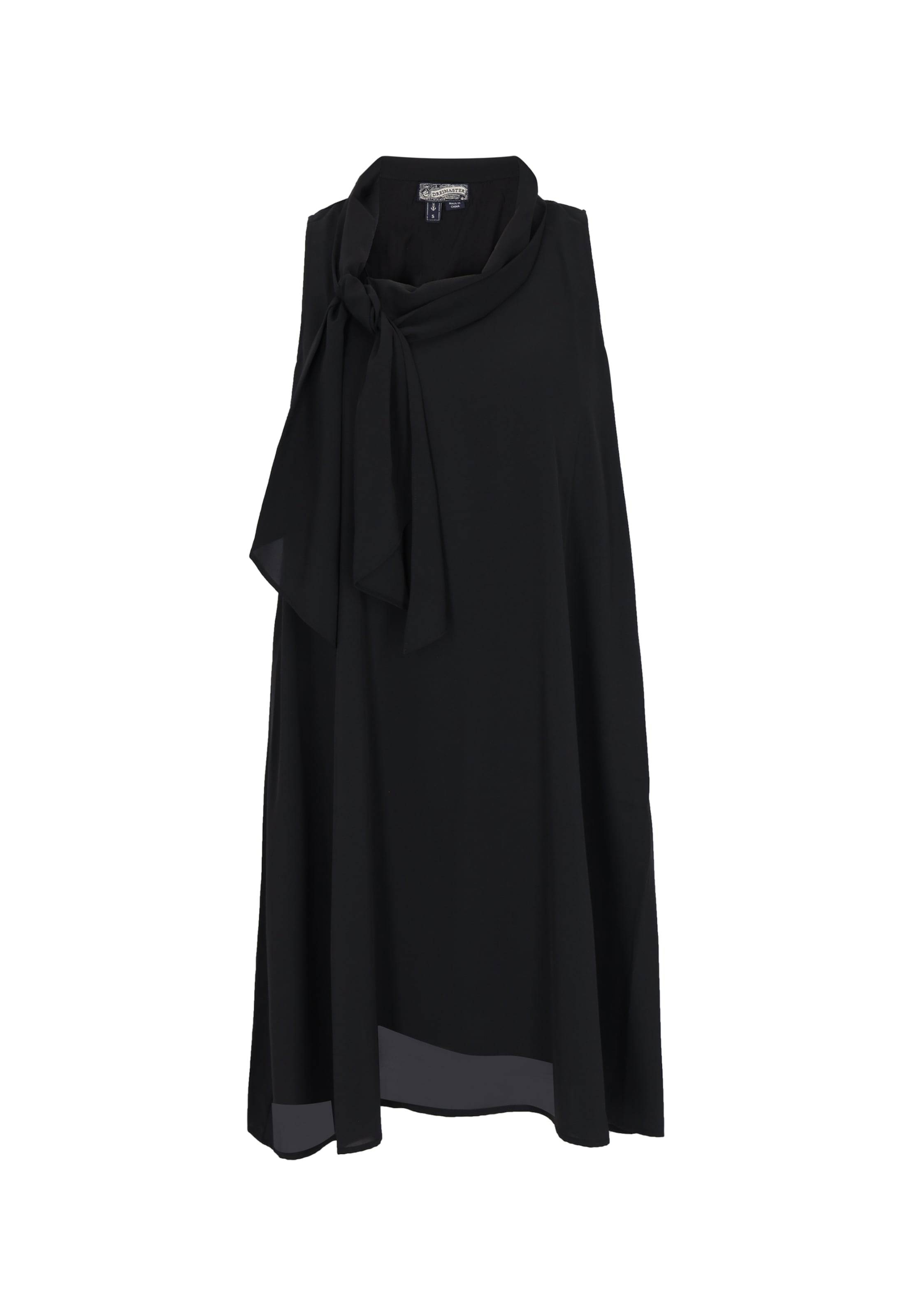 DreiMaster Vintage Jurk in Zwart: voorkant