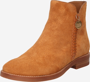 See by Chloé Ankle Boots 'LOUISE' in Brown: front
