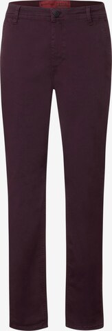 Street One MEN Chino Pants in Purple: front