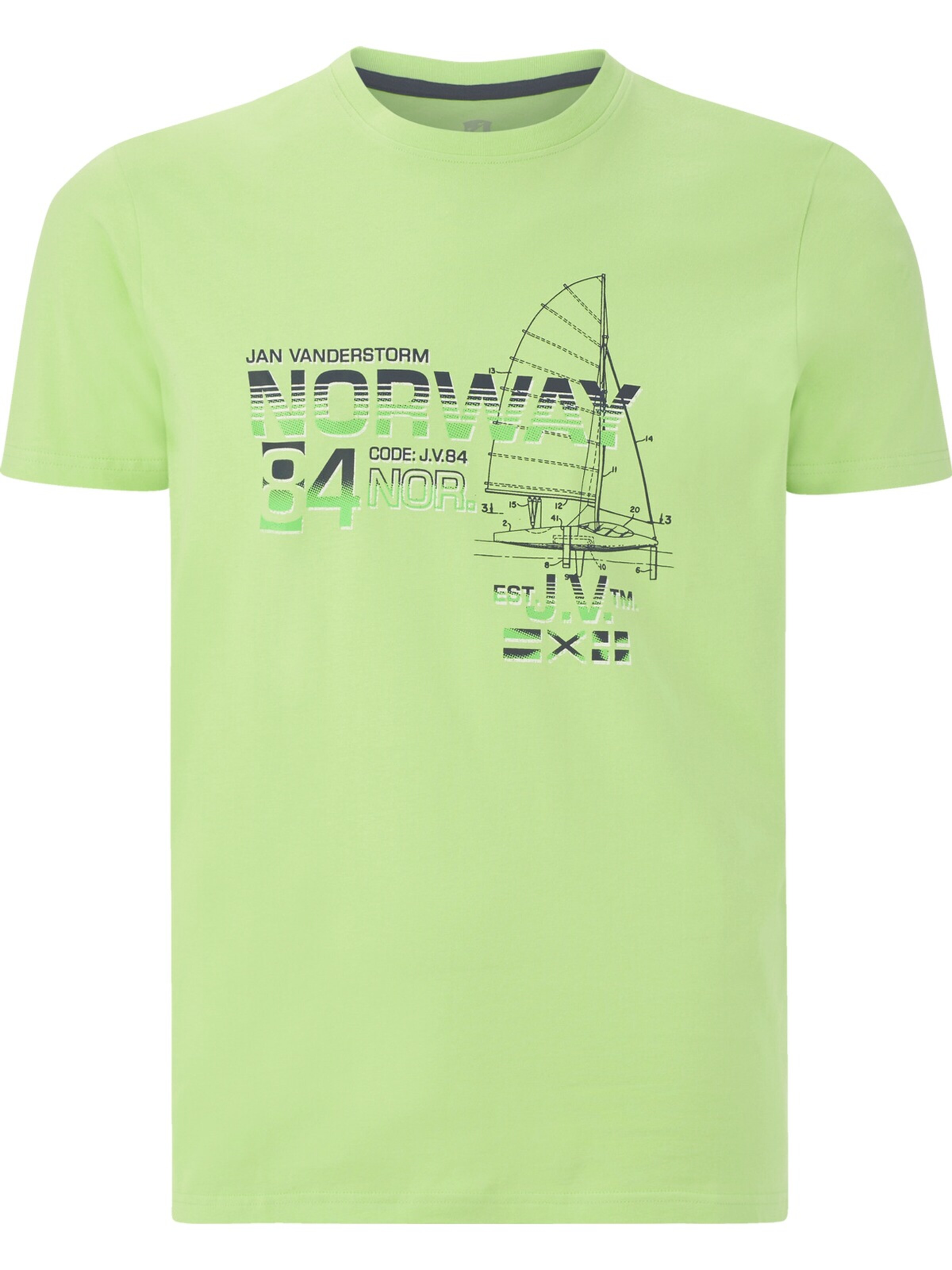 Jan Vanderstorm Shirt ' Eili ' in Green: front