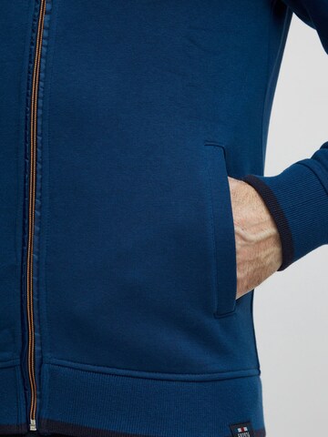 FQ1924 - Sudadera con cremallera 'Jules' en azul