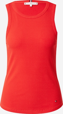 Top di TOMMY HILFIGER in rosso: frontale