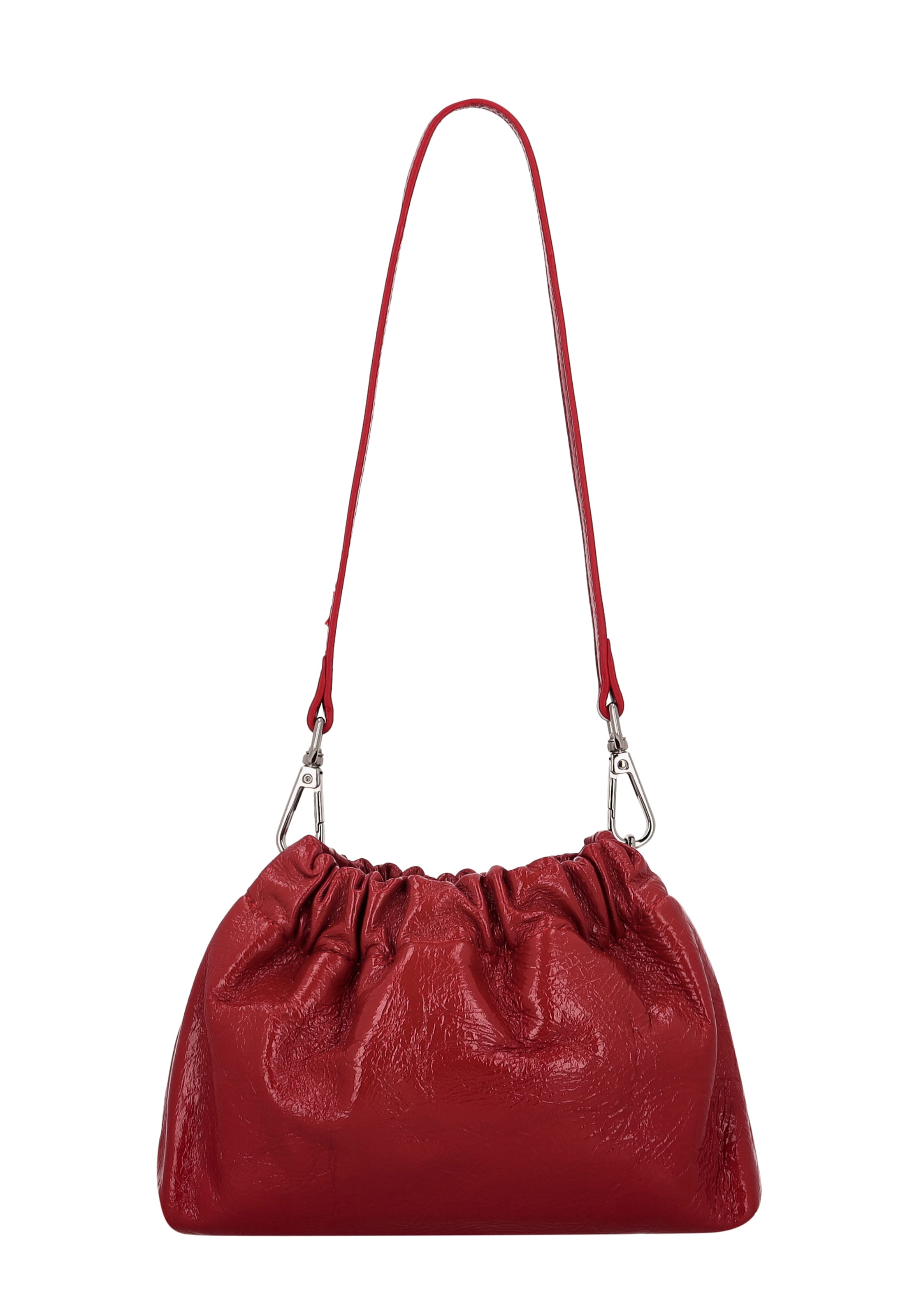 faina - Mala de ombro em vermelho: frente