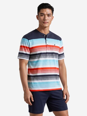 HAJO Pyjama kort 'Klima Komfort' in Gemengde kleuren