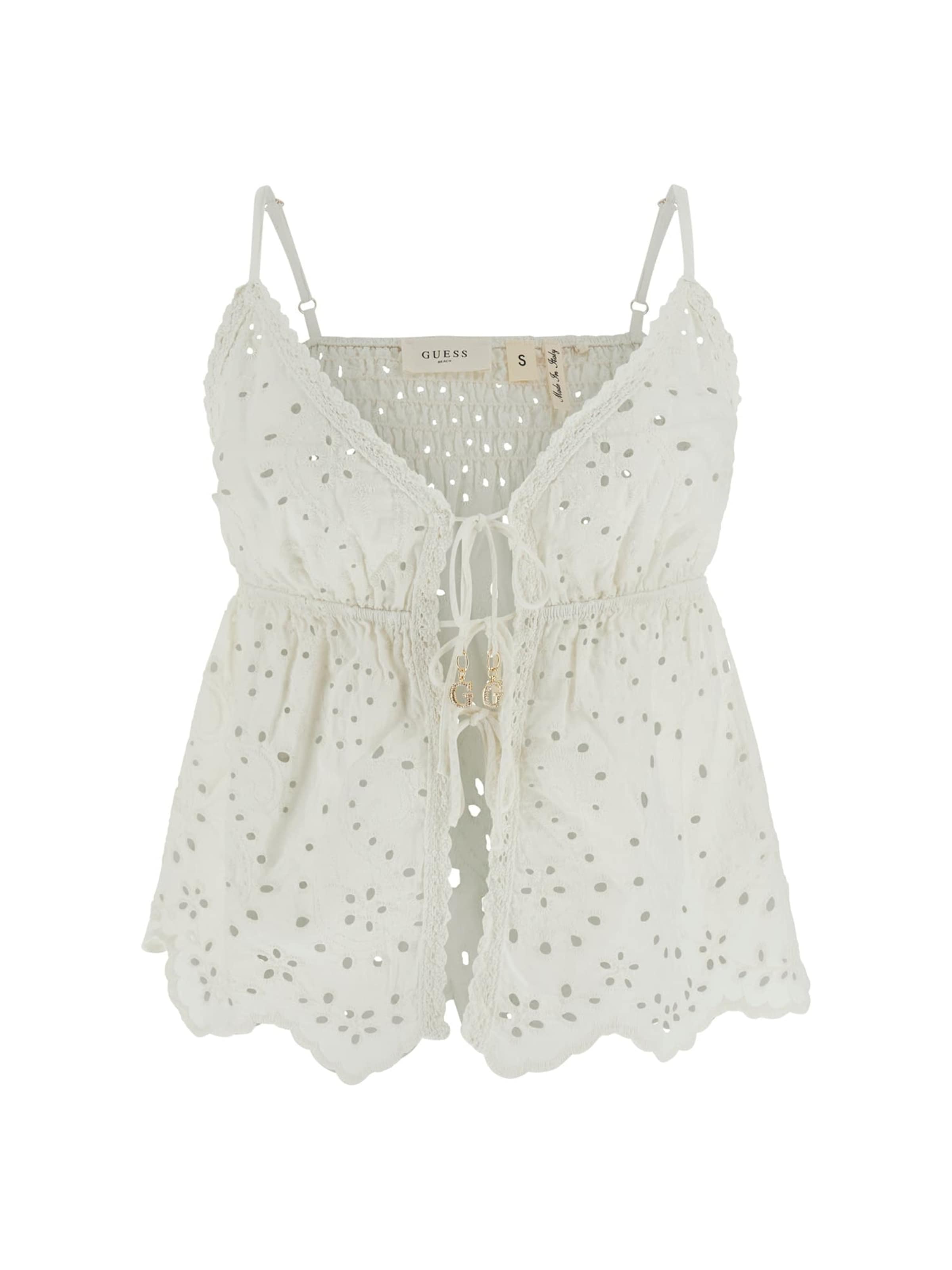 GUESS Top in White: front