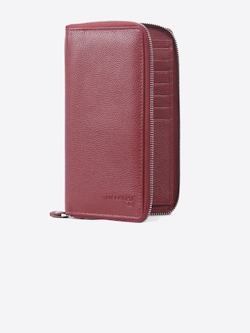 Porte-monnaies 'Kopenhagen  1' margelisch en rouge