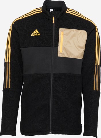 ADIDAS PERFORMANCE Sportsweatvest in Zwart: voorkant