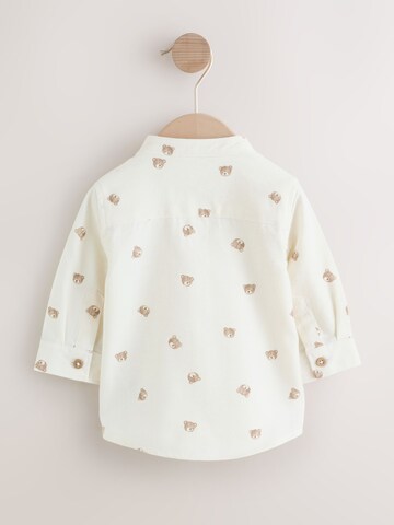 Next Regular fit Button up shirt in White