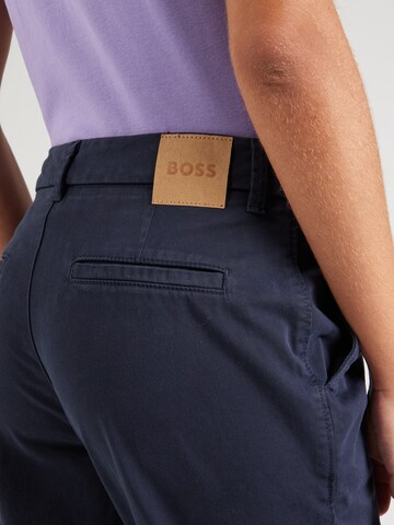 BOSS Regular Chino trousers 'C_Tachini2-D' in Blue