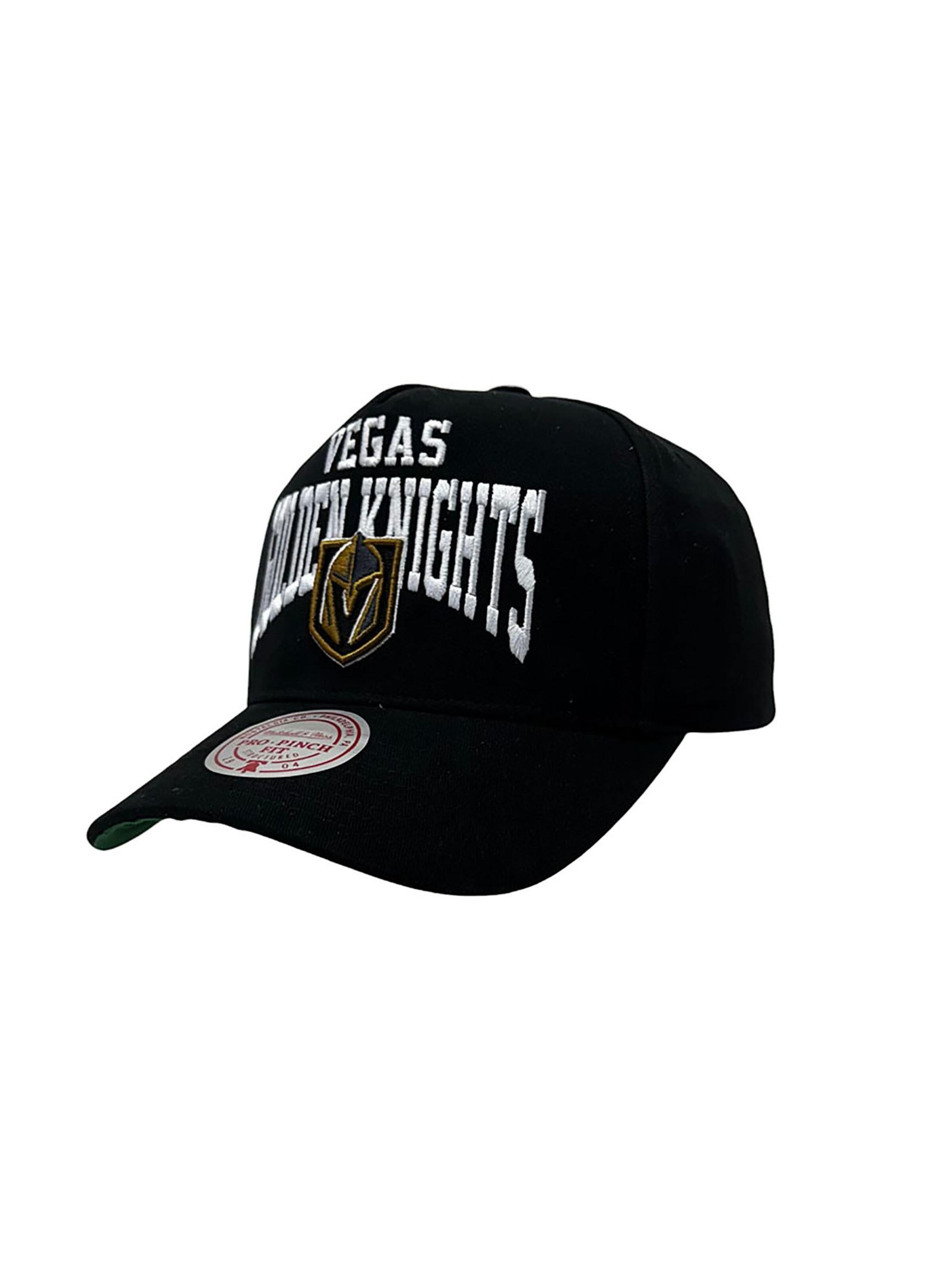 Mitchell & Ness Cap 'Vegas Golden Knights Big Time Pro' in Schwarz: Vorderseite