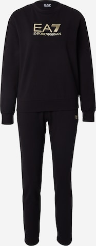 EA7 Emporio ArmaniJogging komplet - crna boja: prednji dio