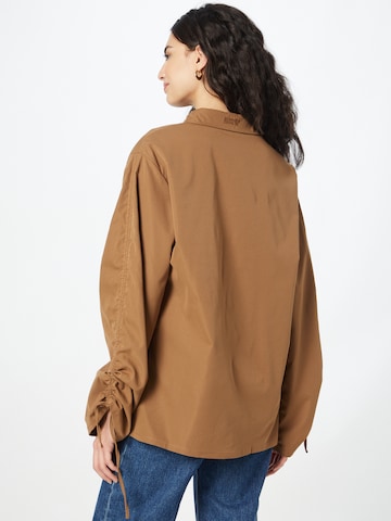 Misspap Bluse i brun