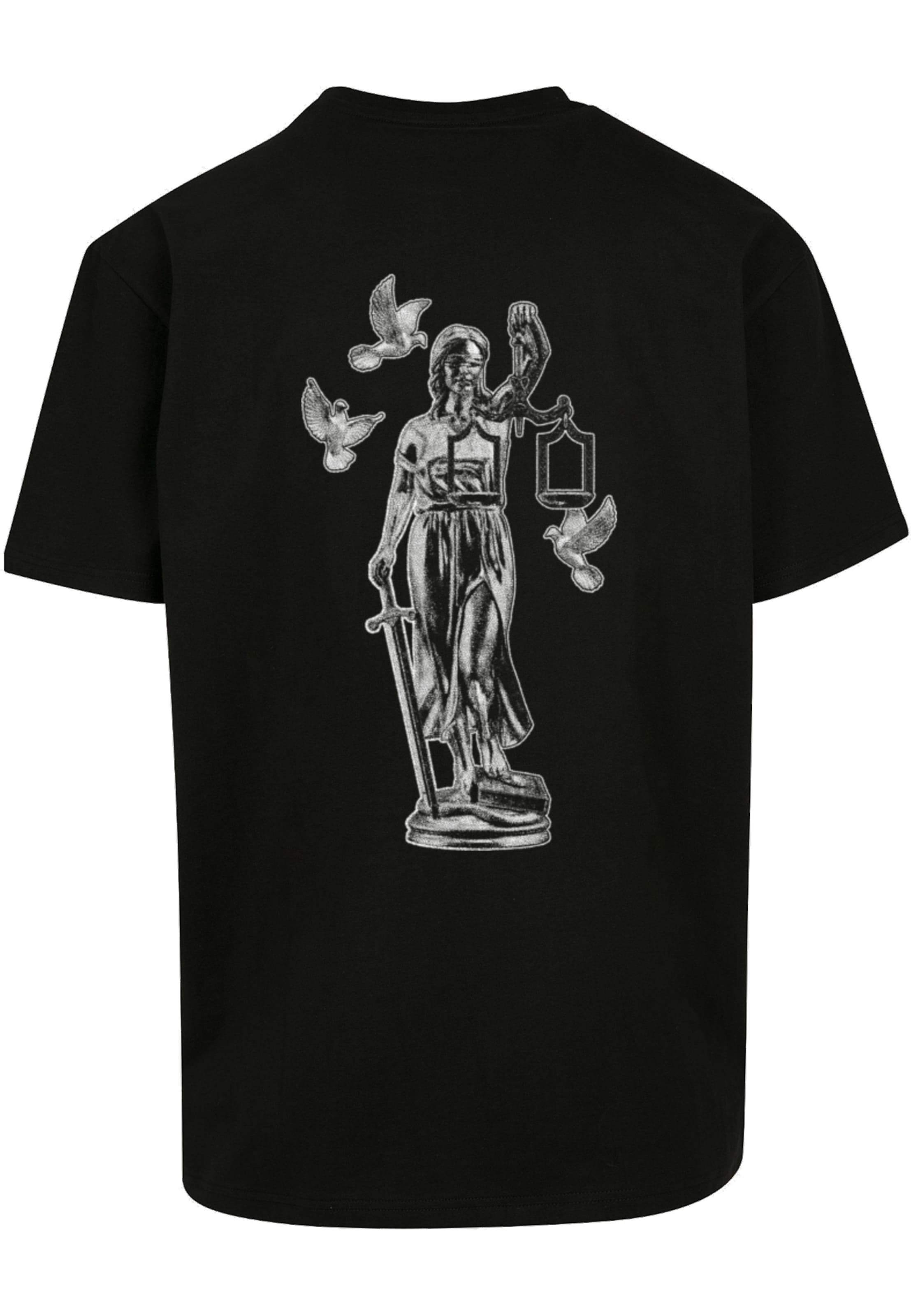 juoda MT Upscale Marškinėliai 'Justice'