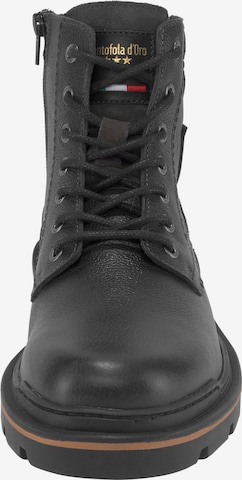 PANTOFOLA D'ORO Lace-Up Boots 'Pontida' in Grey