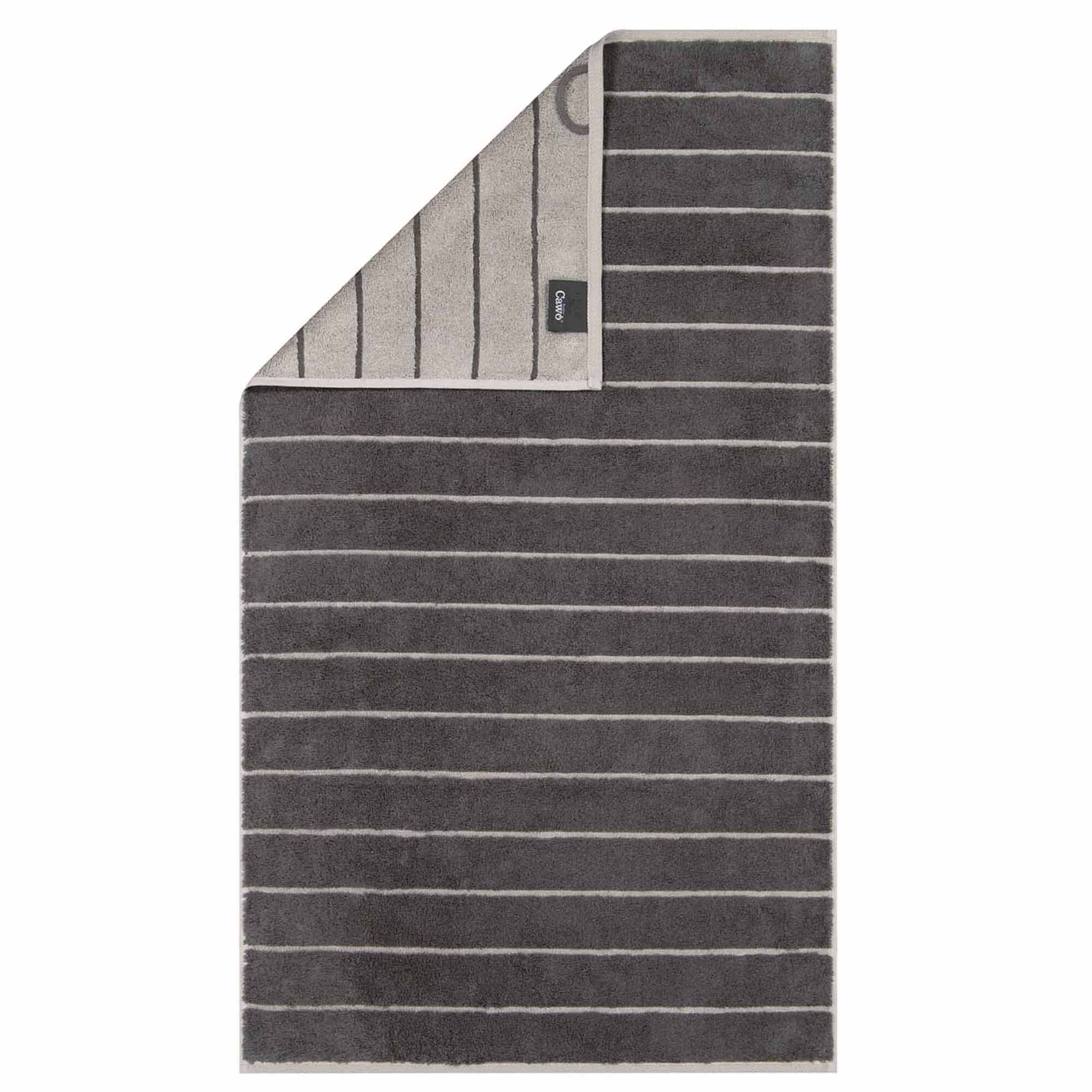 Asciugamano di Cawö in grigio: frontale