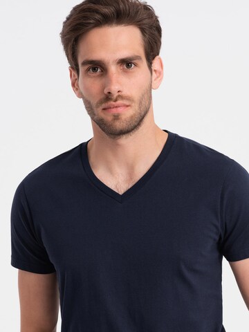 Ombre T-Shirt in Blau